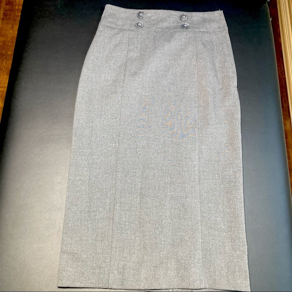 Mid Length Pencil Skirt
